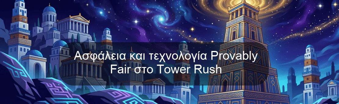 Ασφάλεια και τεχνολογία Provably Fair στο Tower Rush